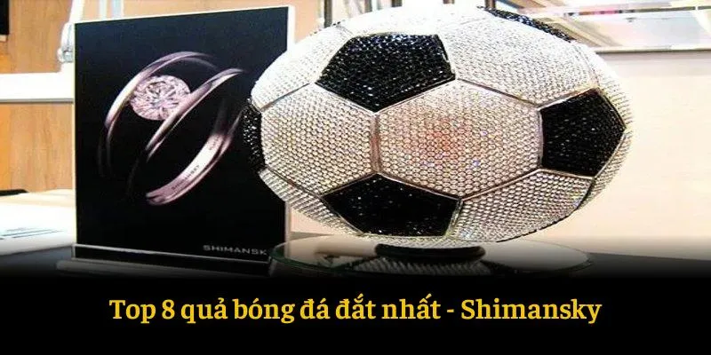 Top 8 quả bóng đá đắt nhất: Shimansky